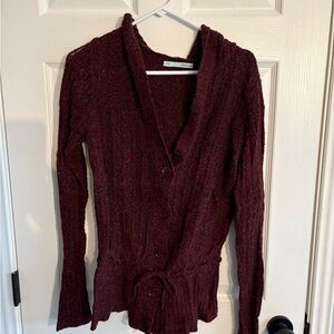 Women's Burgundy Sweater